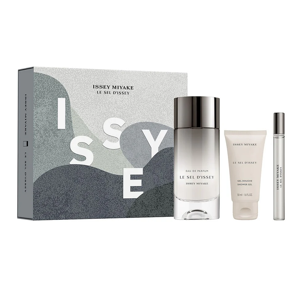 Le Sel D'Issey zestaw woda perfumowana spray 100ml + żel pod prysznic 50ml + woda perfumowana spray 10ml