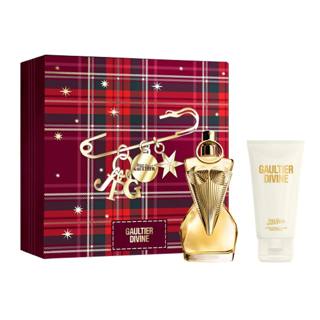 Gaultier Divine zestaw woda perfumowana spray 50ml + balsam do ciała 75ml