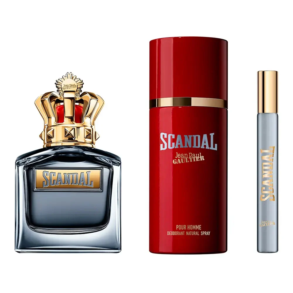 Scandal Pour Homme zestaw woda toaletowa spray 100ml + dezodorant spray 150ml + woda toaletowa spray 10ml - Image 2