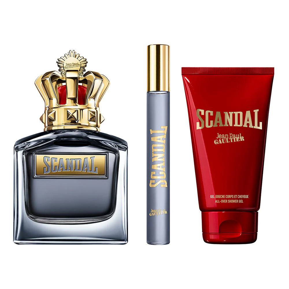 Scandal Pour Homme zestaw woda toaletowa spray 100ml + woda toaletowa spray 10ml + żel pod prysznic 75ml - Image 2
