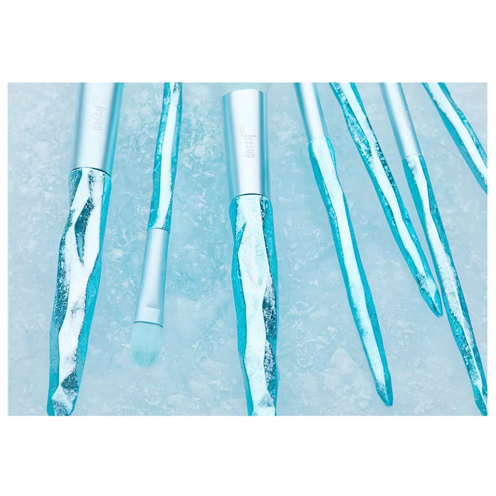 Moreno Glacier Blue Brush Set zestaw pędzli do makijażu T269 8szt. - Image 2