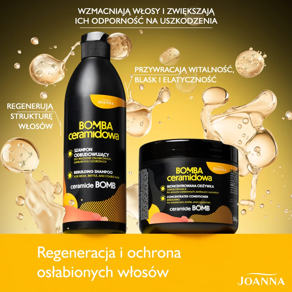 Bomba Ceramidowa skoncentrowana odżywka odbudowująca 500g - Image 4