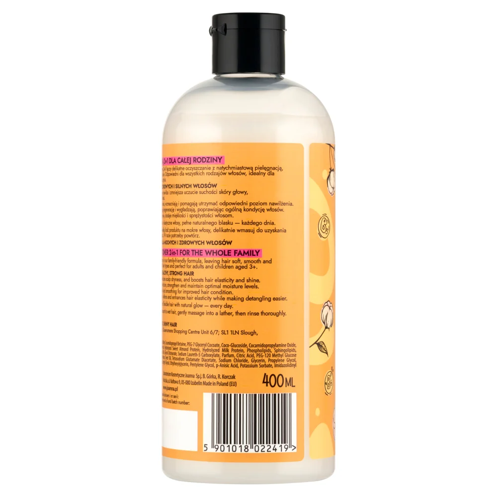 Rodzinka szampon z odżywką prowitamina B5 i bawełna 400ml - Image 2
