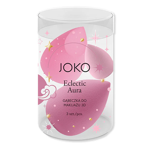 Gąbeczka do makijażu 3D Eclectic Aura 3szt.
