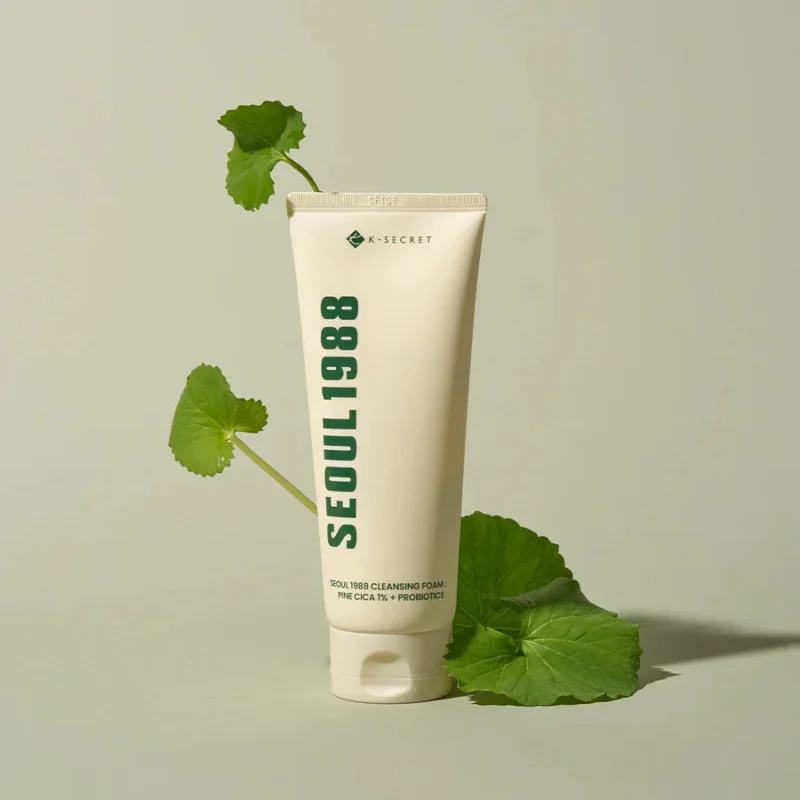 Seoul 1988 Cleansing Foam Pine Cica 1% + Probiotics delikatna pianka myjąca 150ml - Image 2