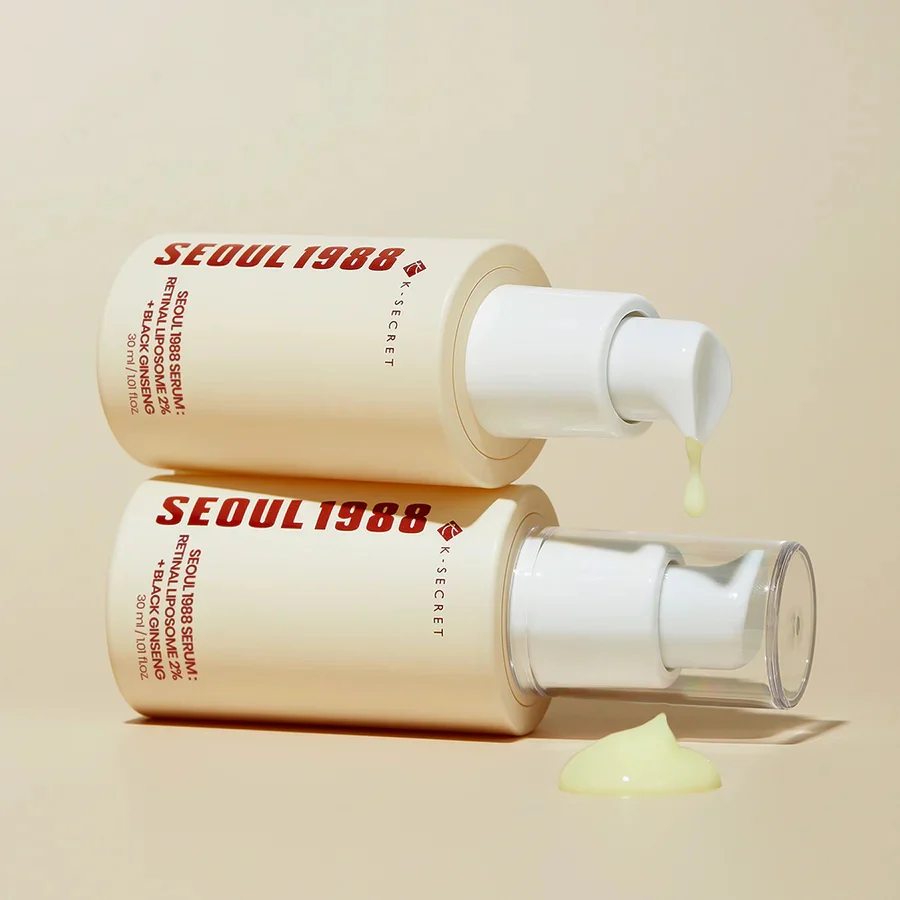 Seoul 1988 Retinal Liposome 2% Black Ginseng ujędrniające serum do twarzy 30ml - Image 2