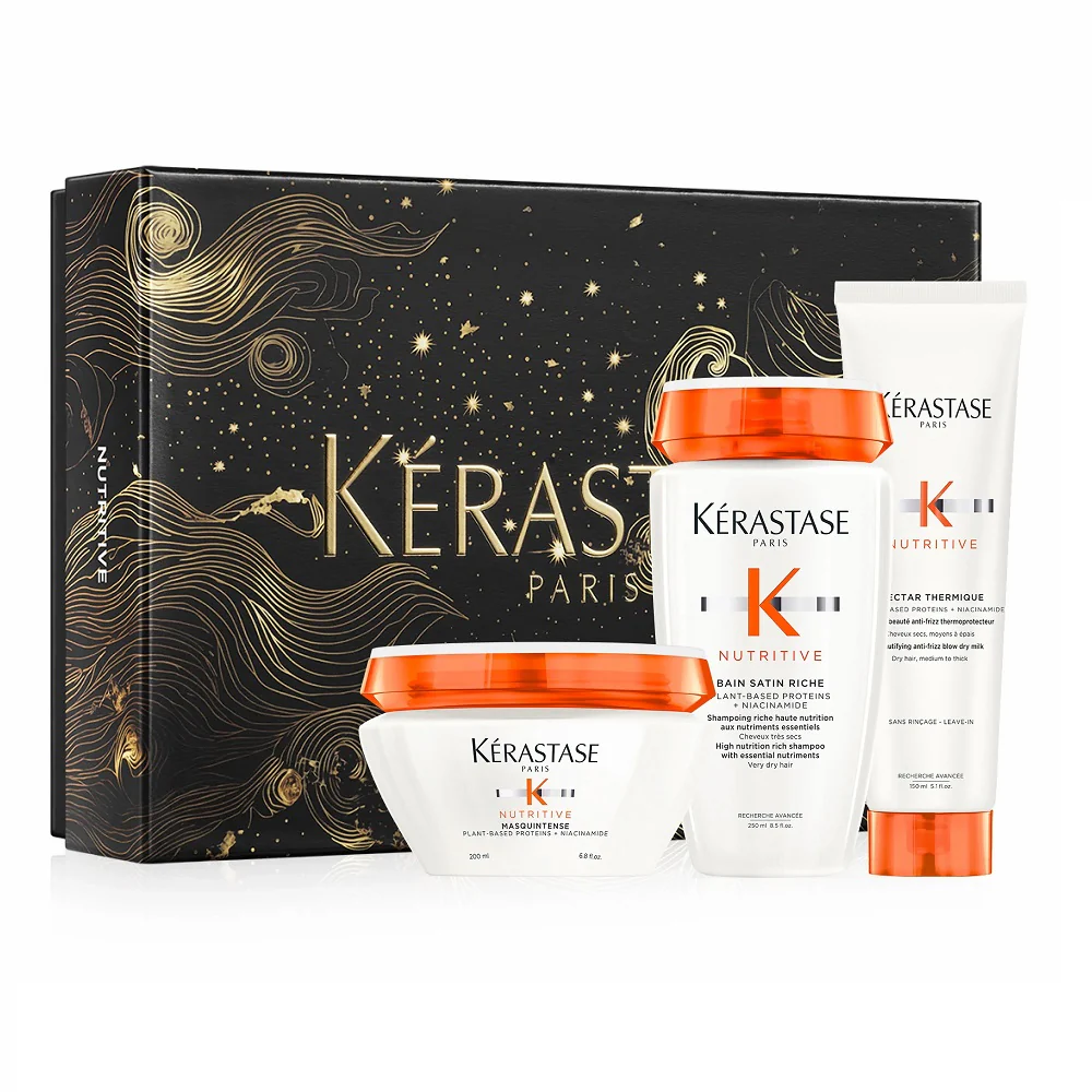 Nutritive zestaw szampon do włosów 250ml + maska do włosów 200ml + nektar termiczny 150ml