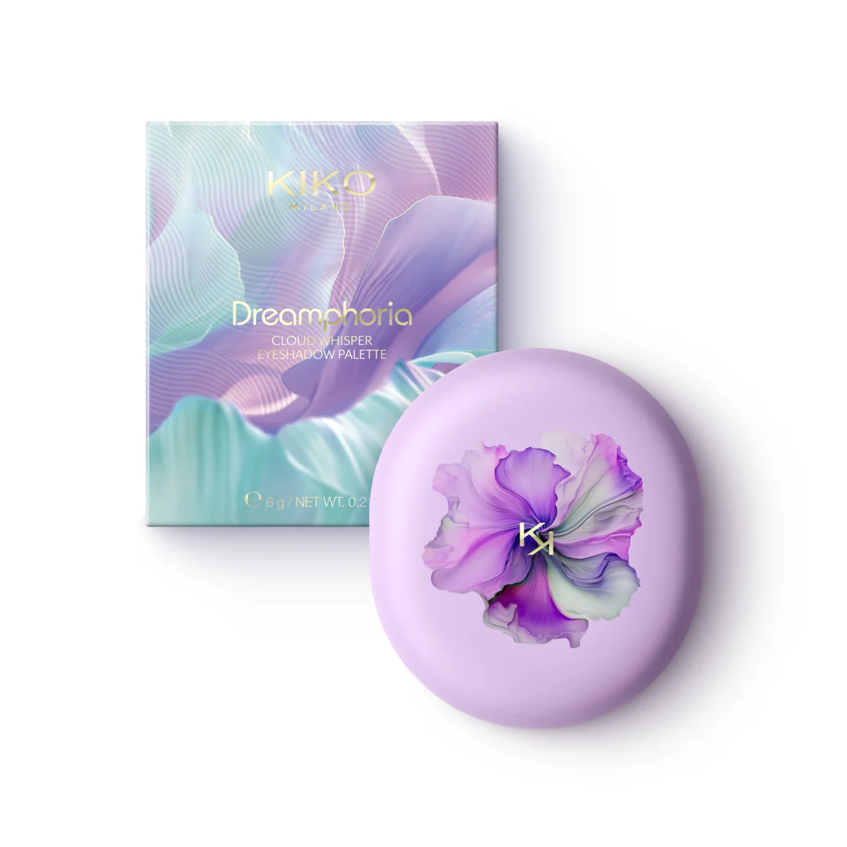 Dreamphoria Cloud Whisper Eyeshadow Palette paleta cieni do powiek o matowych i metalicznych wykończeniach 6g - Image 8