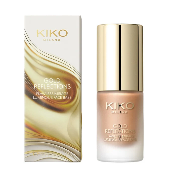 Gold Reflections Flawless Mirage Luminous Face Base nawilżająco-rozświetlająca baza pod makijaż 02 Sun-Kissed Bronze 15ml - Image 2