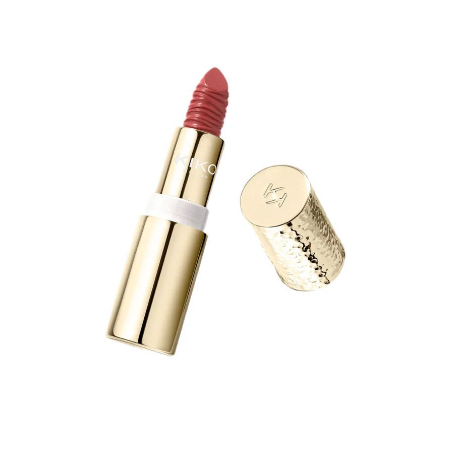 Gold Reflections Gleam & Care Lipstick SPF30 kremowa odżywcza pomadka do ust 05 Dreamy Coral 3.5g - Image 4