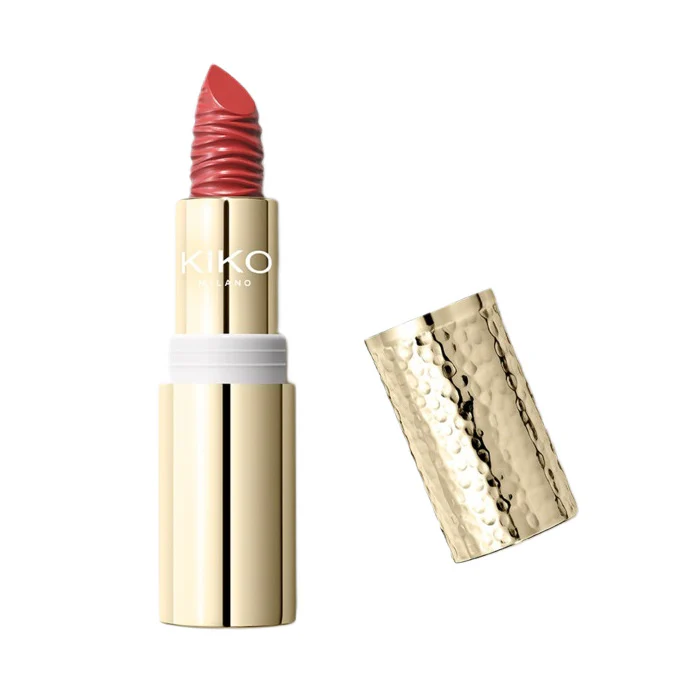 Gold Reflections Gleam & Care Lipstick SPF30 kremowa odżywcza pomadka do ust 07 Alluring Red 3.5g