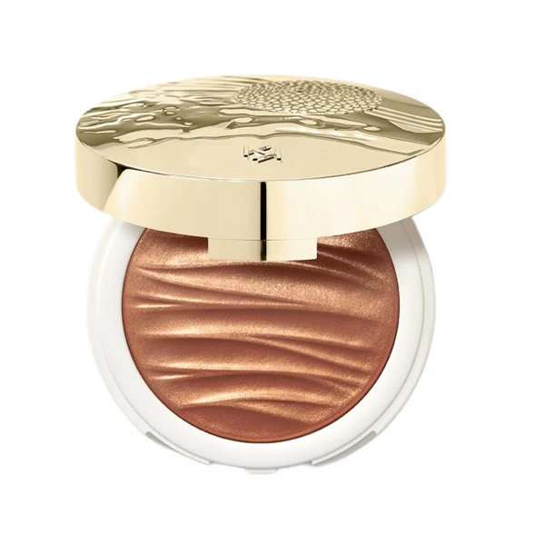 Gold Reflections Gleaming Waves All Over Highlighter wypiekany puder rozświetlający do twarzy oczu i dekoltu 02 Vibrant Copper 6.5g
