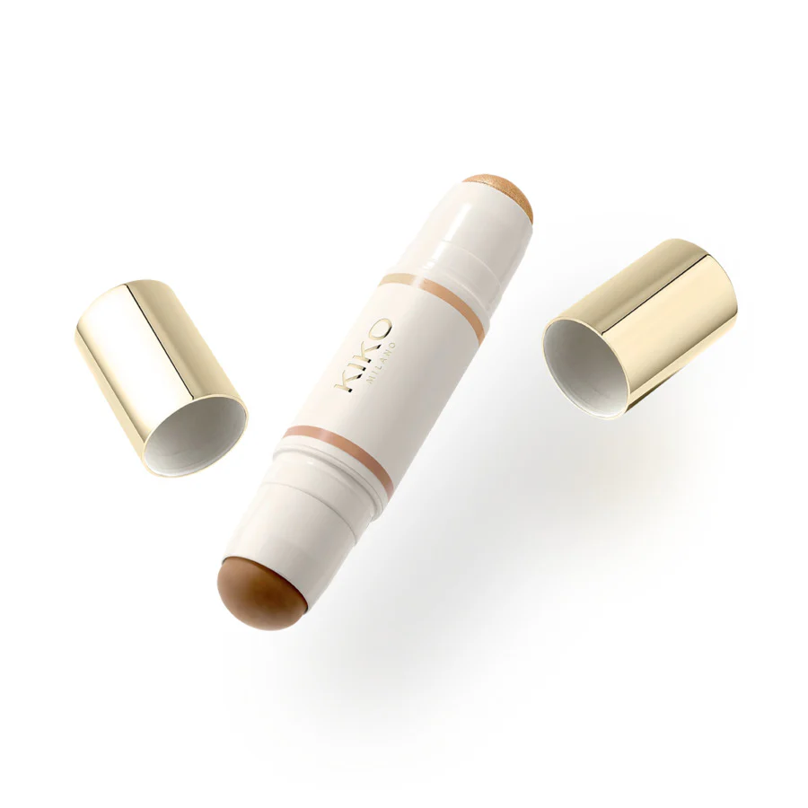 Gold Reflections Sculpt & Highlight Face Stick matowy bronzer i rozświetlacz w sztyfcie 02 Medium &Gold 13g - Image 2
