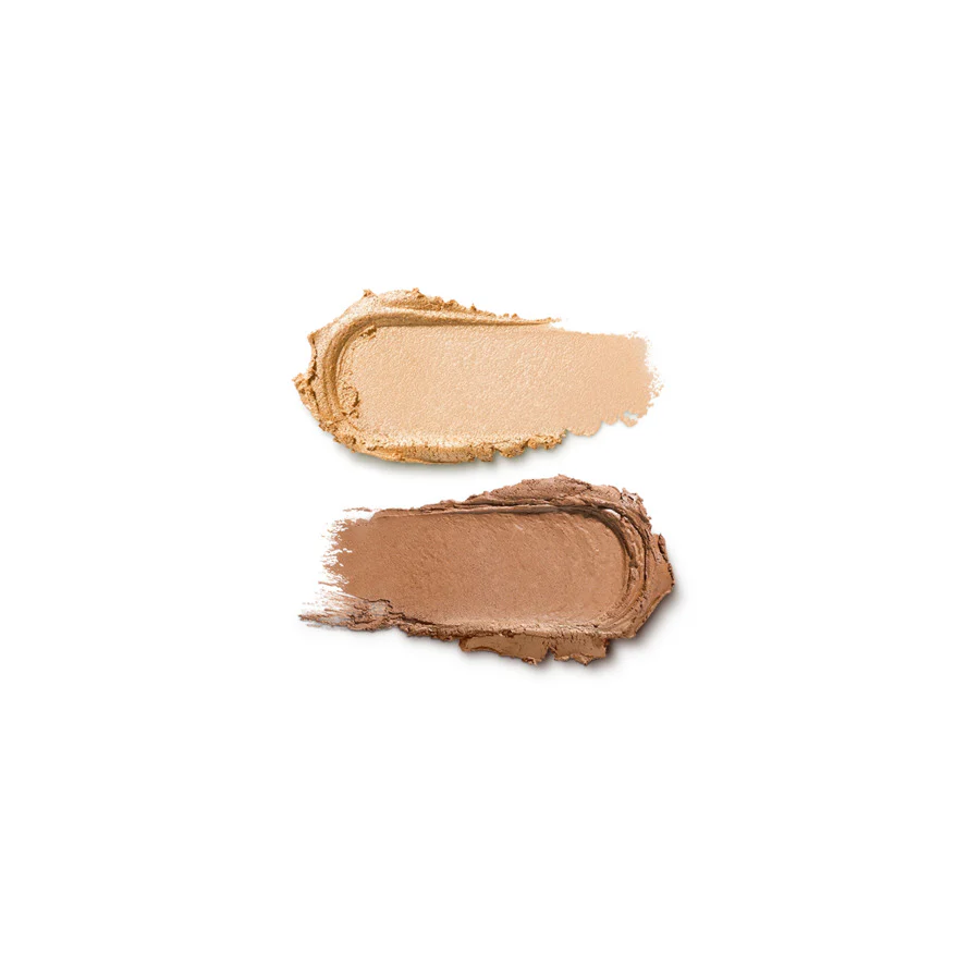Gold Reflections Sculpt & Highlight Face Stick matowy bronzer i rozświetlacz w sztyfcie 02 Medium &Gold 13g - Image 3