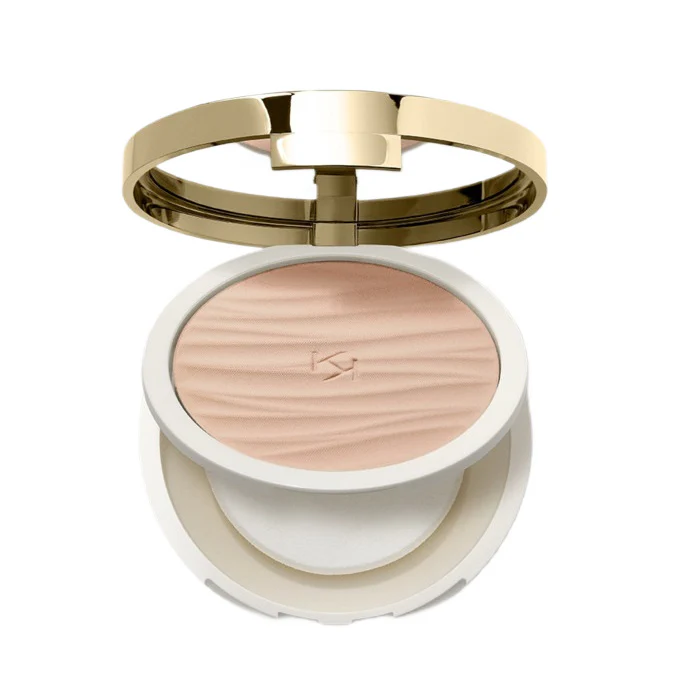 Gold Reflections Summerproof Powder Foundation SPF50 matujący podkład w pudrze 05 Almond 9g - Image 3