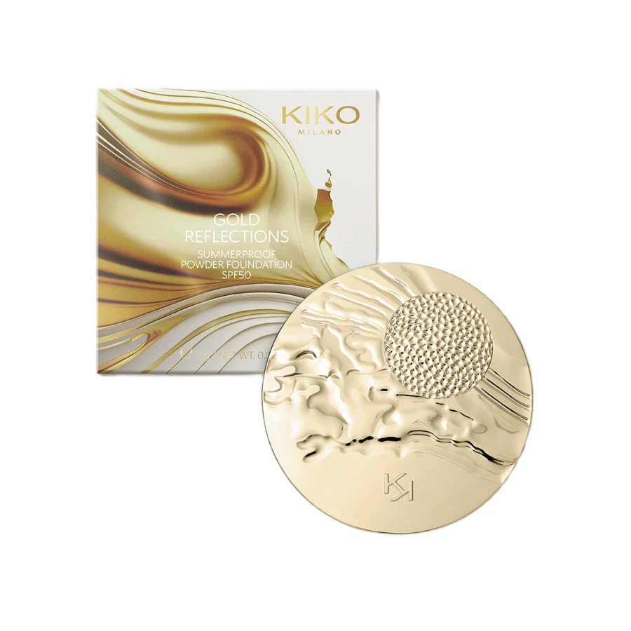 Gold Reflections Summerproof Powder Foundation SPF50 matujący podkład w pudrze 07 Hazelnut 9g - Image 2