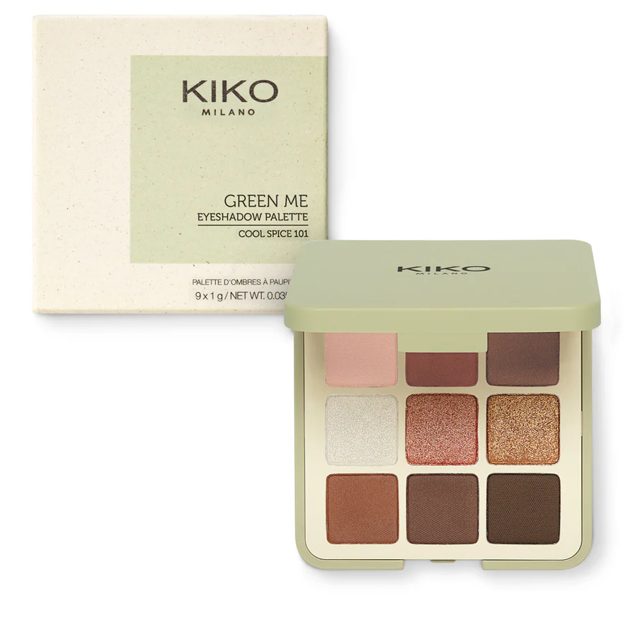 Green Me Eyeshadow Palette paleta 9 cieni do powiek 9g
