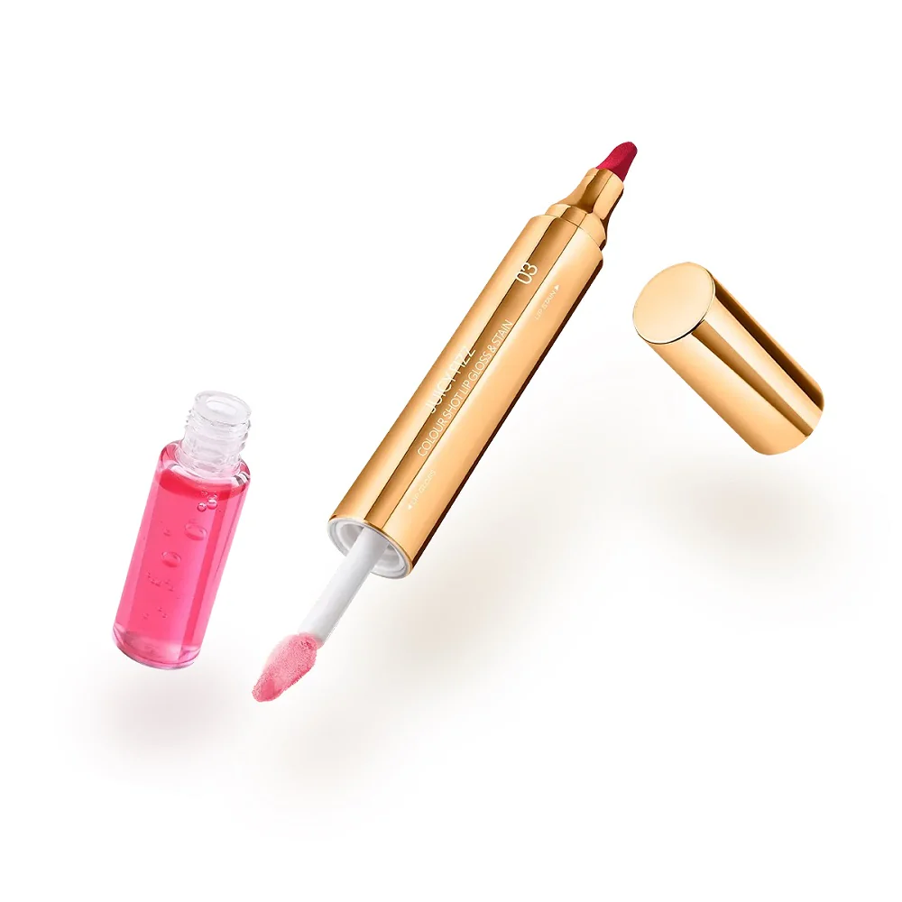 Juicy Fizz Color Shot Lip Gloss & Stain duet do ust z błyszczykiem i tintem 2.5ml - Image 4