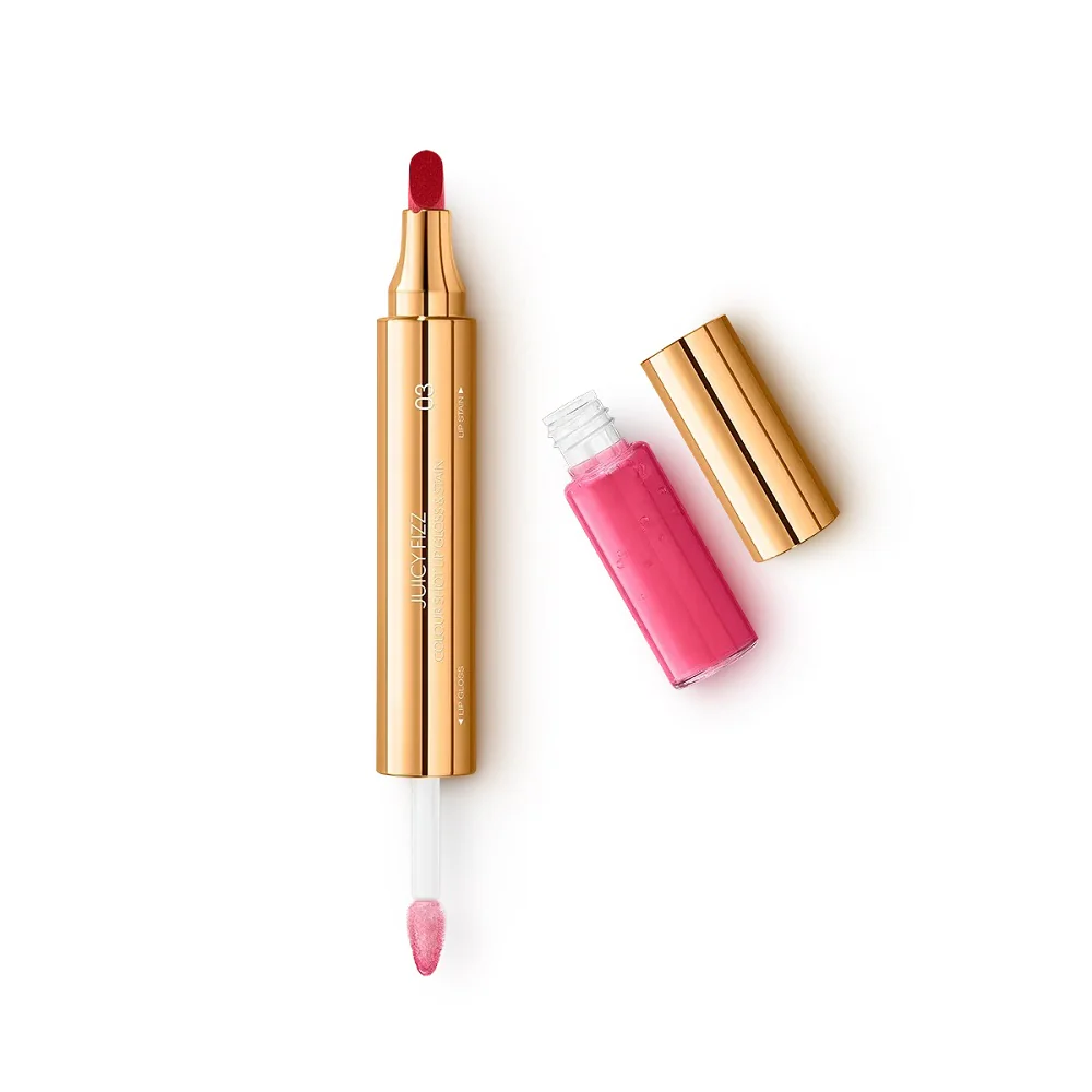 Juicy Fizz Color Shot Lip Gloss & Stain duet do ust z błyszczykiem i tintem 2.5ml - Image 7