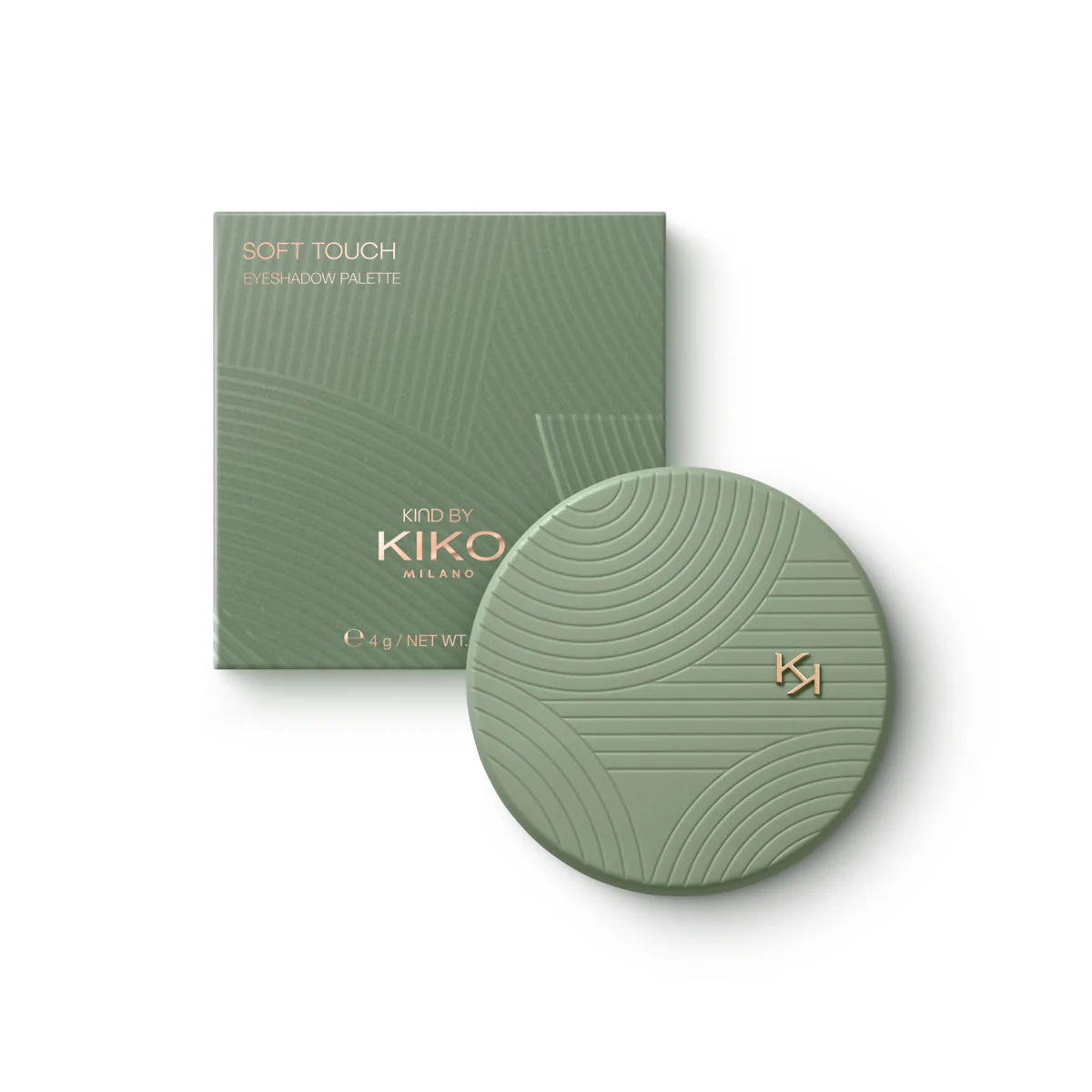 Kind by KIKO Soft Touch Eyeshadow Palette paleta 5 cieniami do powiek o różnych wykończeniach 4g - Image 2