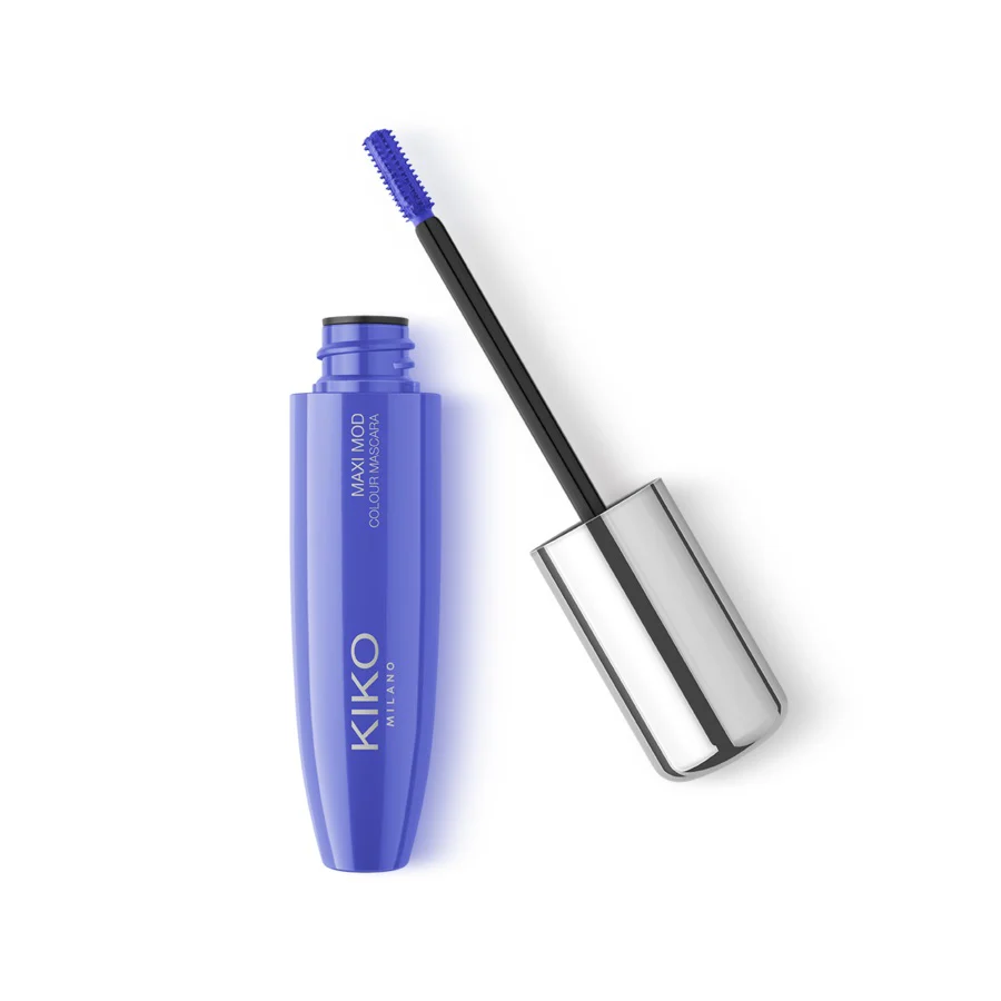 Maxi Mod Colour Mascara kolorowy tusz do rzęs z małym aplikatorem dla maksymalnej objętości 01 Electric Blue 12ml