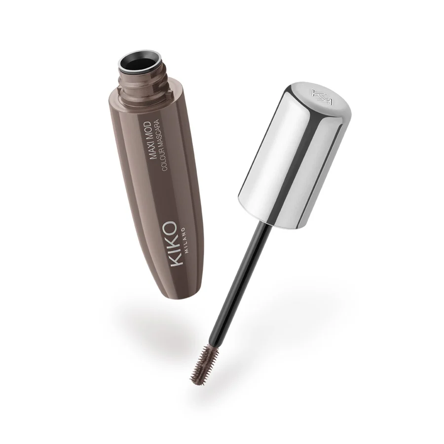 Maxi Mod Colour Mascara kolorowy tusz do rzęs z małym aplikatorem dla maksymalnej objętości 02 Brown 12ml - Image 3