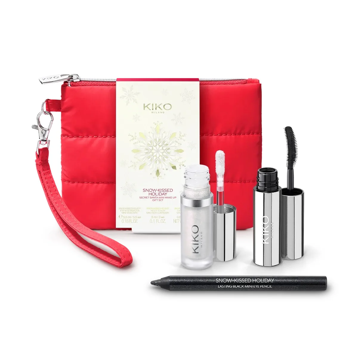 Snow-Kissed Holiday Secret Santa Mini Make Up Gift Set zestaw upominkowy do makijażu