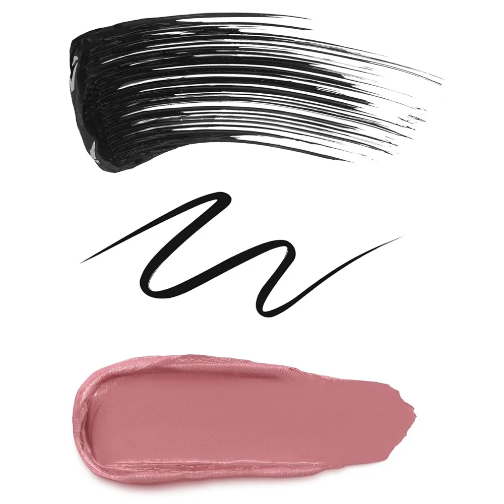 Unmissable Make Up Set zestaw tusz do rzęs 12ml + wodoodporny eyeliner 4.5ml + matowa pomadka w płynie 4ml - Image 2