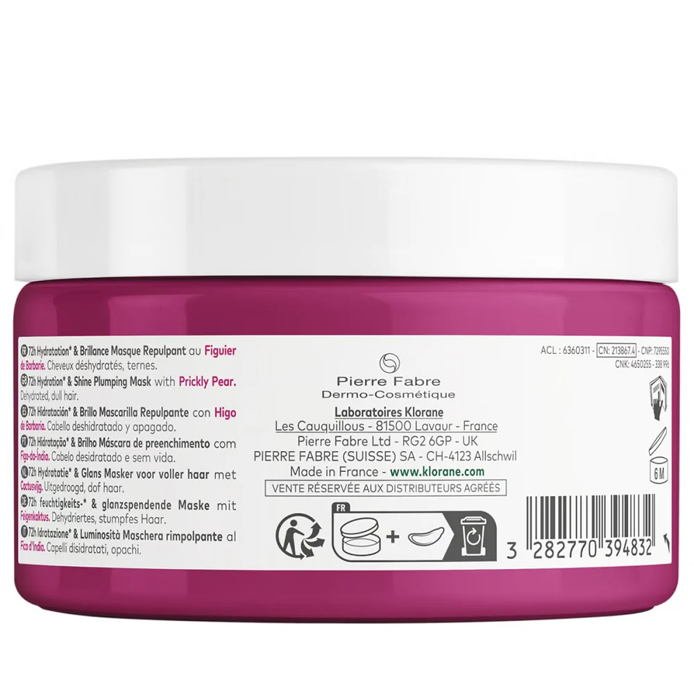 72H Hydration & Shine Plumping Mask nawilżająca i nabłyszczająca maska do włosów z opuncją figową 250ml - Image 3