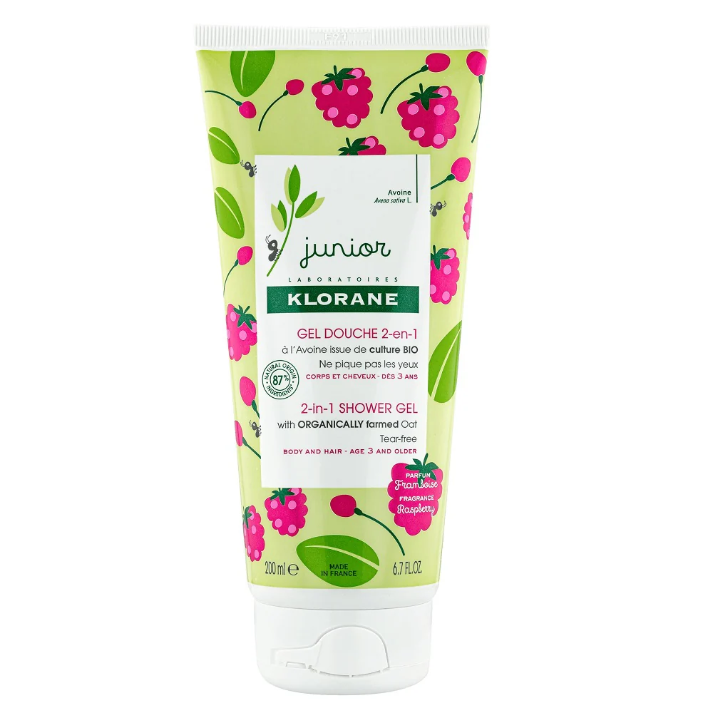 Junior 2-in-1 Shower Gel żel pod prysznic do ciała i włosów Malina 200ml