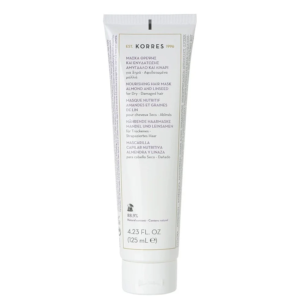 Nourishing Hair Mask maska do włosów suchych i zniszczonych z wyciągiem z migdałów i olejem lnianym 125ml - Image 2