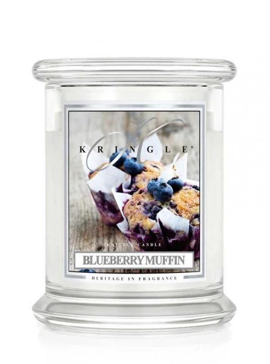 Średnia świeca zapachowa z dwoma knotami Blueberry Muffin 454g