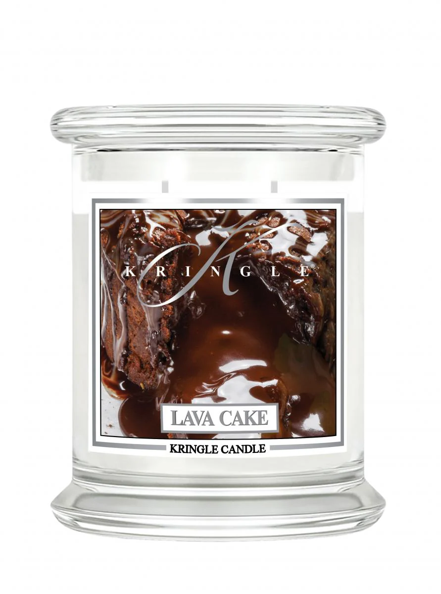 Średnia świeca zapachowa z dwoma knotami Lava Cake 411g