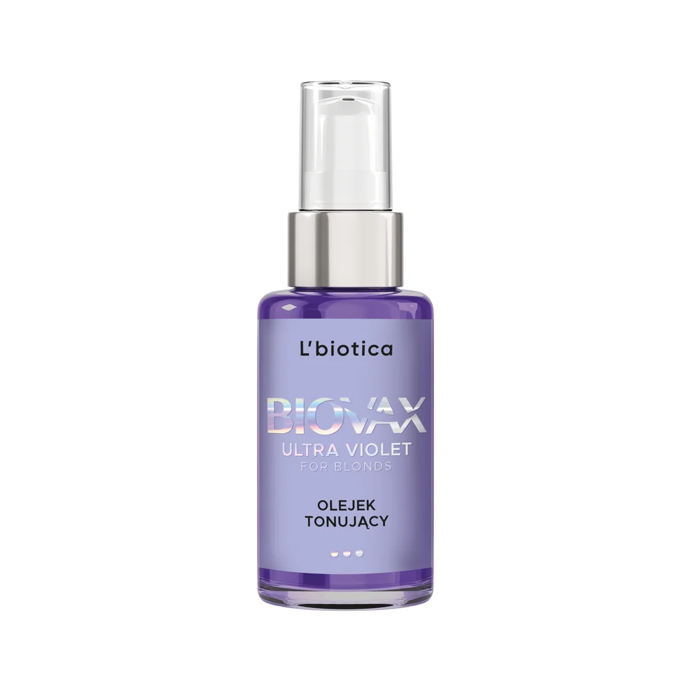 Biovax Ultra Violet for Blonds olejek tonujący 50ml - Image 2