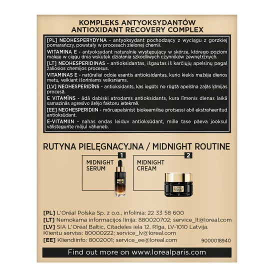 Age Perfect Cell Renew Midnight Cream regenerujący krem na noc 50ml - Image 4
