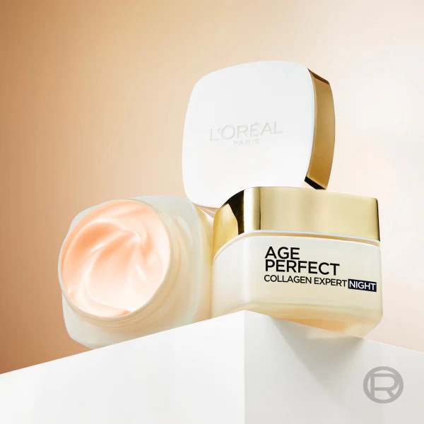 Age Perfect Collagen Expert ujędrniający krem na noc 50ml - Image 5