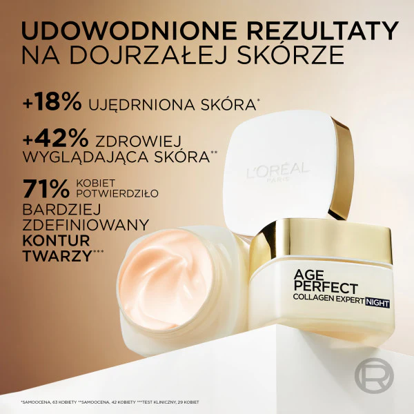 Age Perfect Collagen Expert ujędrniający krem na noc 50ml - Image 6