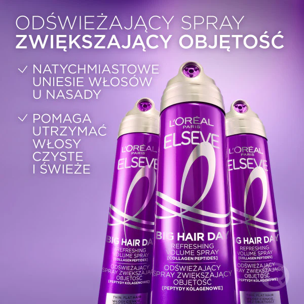 Elseve Collagen Lifter odświeżający spray zwiększający objętość włosów 200ml - Image 8
