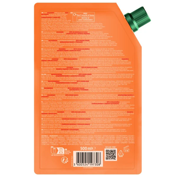 Elseve Dream Long odbudowujący szampon w opakowaniu uzupełniającym 500ml - Image 2