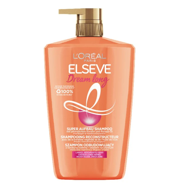 Elseve Dream Long szampon odbudowujący do włosów długich i zniszczonych 1000ml