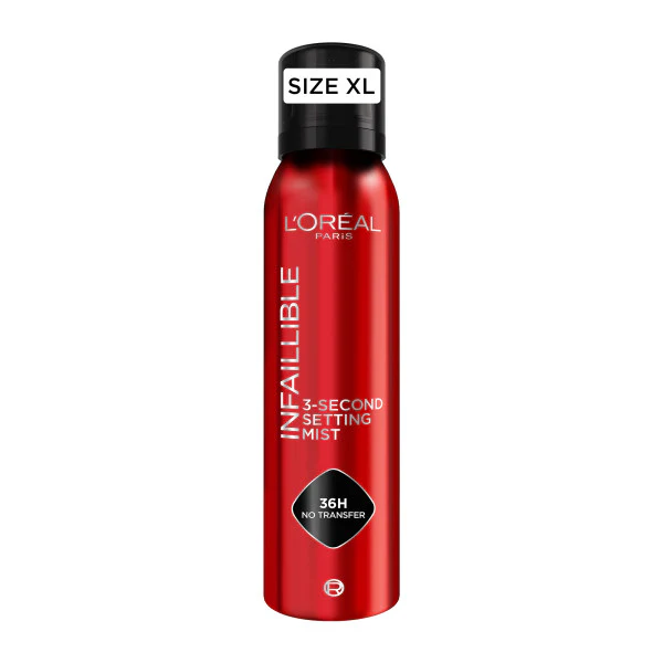 Infaillible 3-Second Setting Mist 3-sekundowy spray utrwalający makijaż 150ml