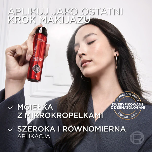 Infaillible 3-Second Setting Mist 3-sekundowy spray utrwalający makijaż 150ml - Image 5