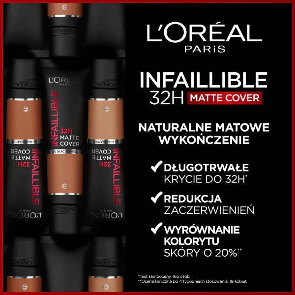 Infallible 32H Matte Cover Foundation długotrwały podkład matujący 30ml - Image 4