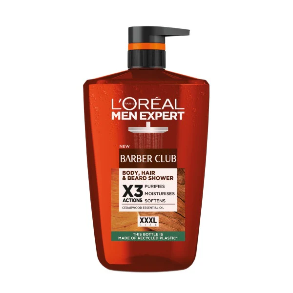 Men Expert Barber Club 3w1 żel do mycia ciała włosów i brody 1000ml
