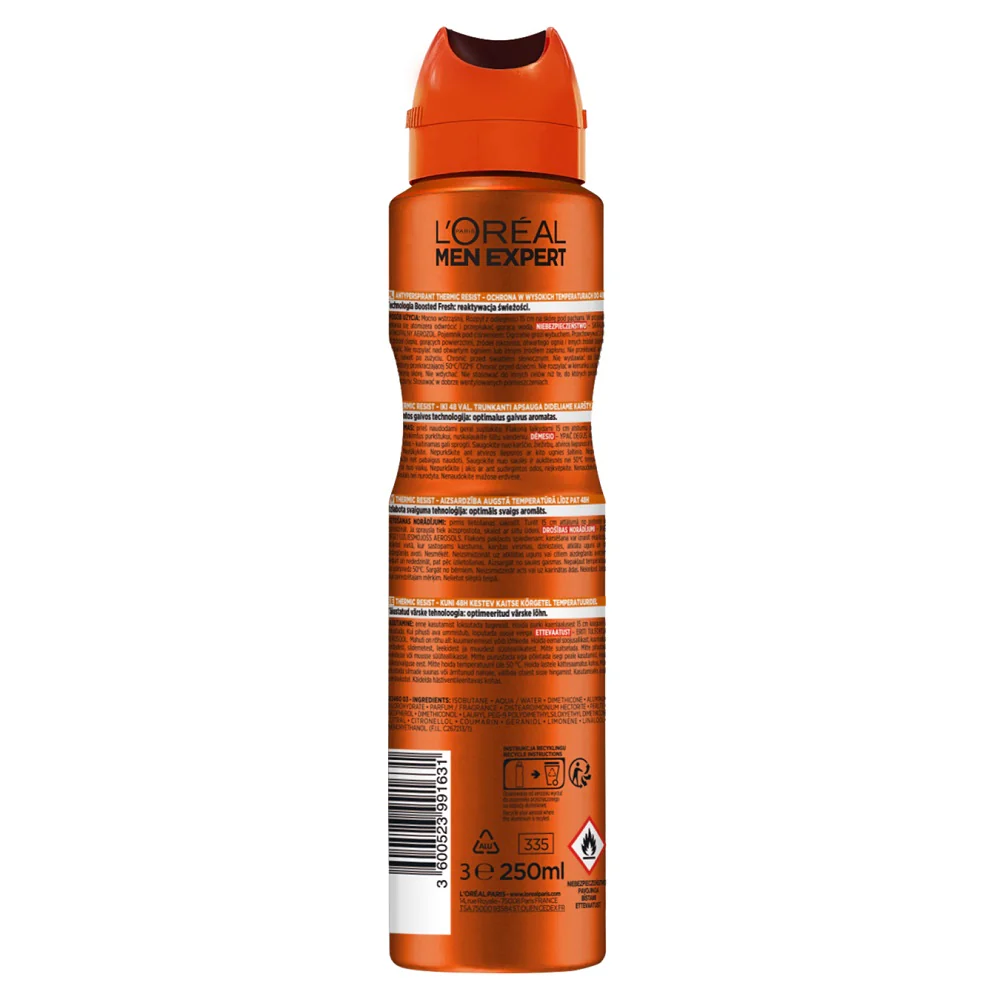 Men Expert Thermic Resist antyperspirant spray 250ml - Image 2
