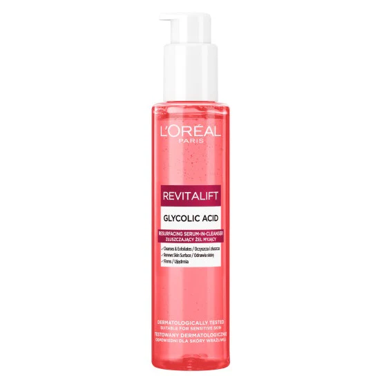Revitalift złuszczający żel myjący z kwasem glikolowym 150ml