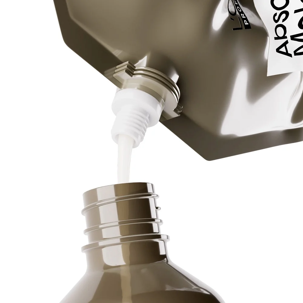 Serie Expert Absolut Repair Molecular szampon wzmacniający strukturę włosów refill 500ml - Image 4