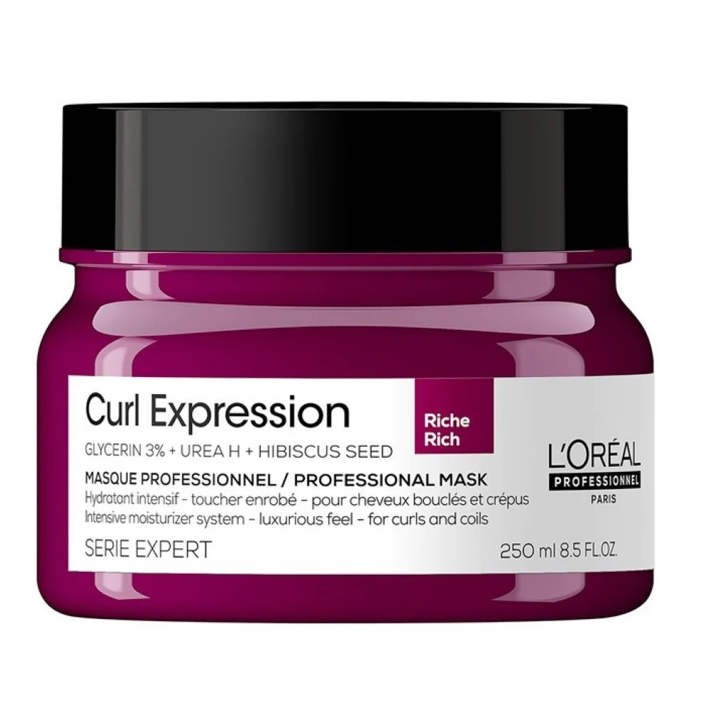Serie Expert Curl Expression intensywnie nawilżająca bogata maska do włosów kręconych 250ml
