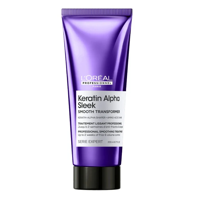 Serie Expert Keratin Alpha Sleek wygładzająca kuracja do włosów 200ml