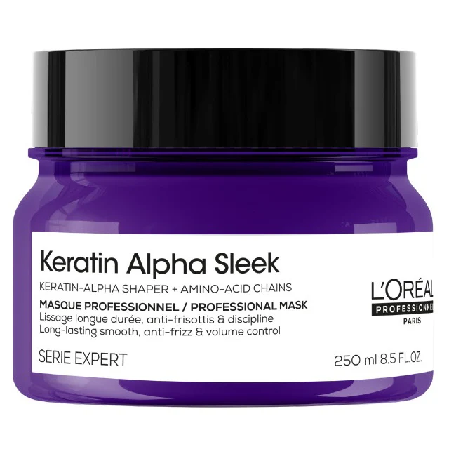 Serie Expert Keratin Alpha Sleek wygładzająca maska do włosów 250ml